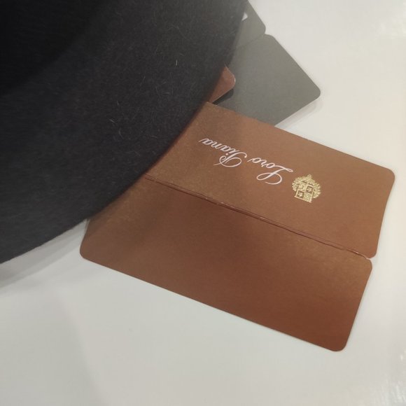 My Journey Hat Rabbit Fur, Baby Cashmere Rustic Amber  Loro Piana Rabbit Hair Trilby style Hat size L (58) New $930.00